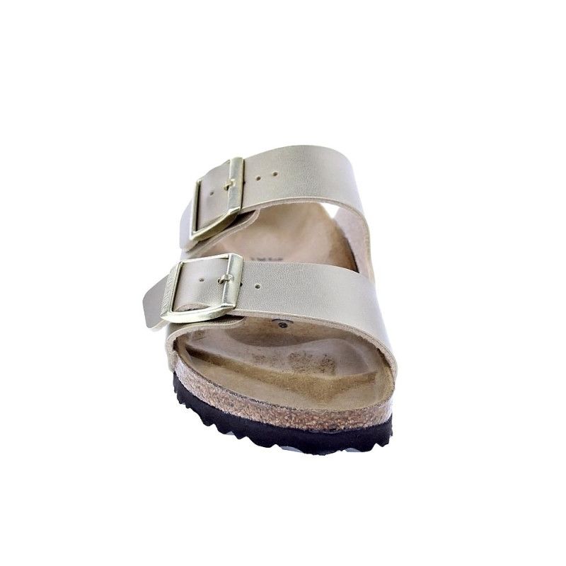 Sandalias Birkenstock zapatos Mujer modelo Arizona Oro 