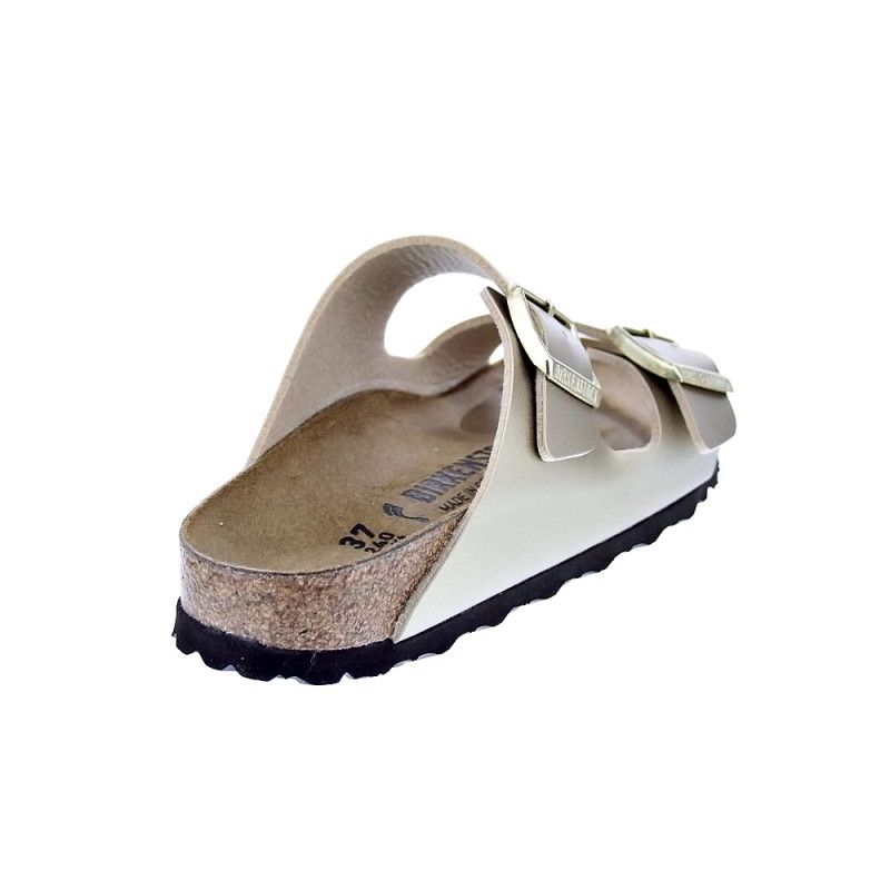 Sandalias Birkenstock zapatos Mujer modelo Arizona Oro 