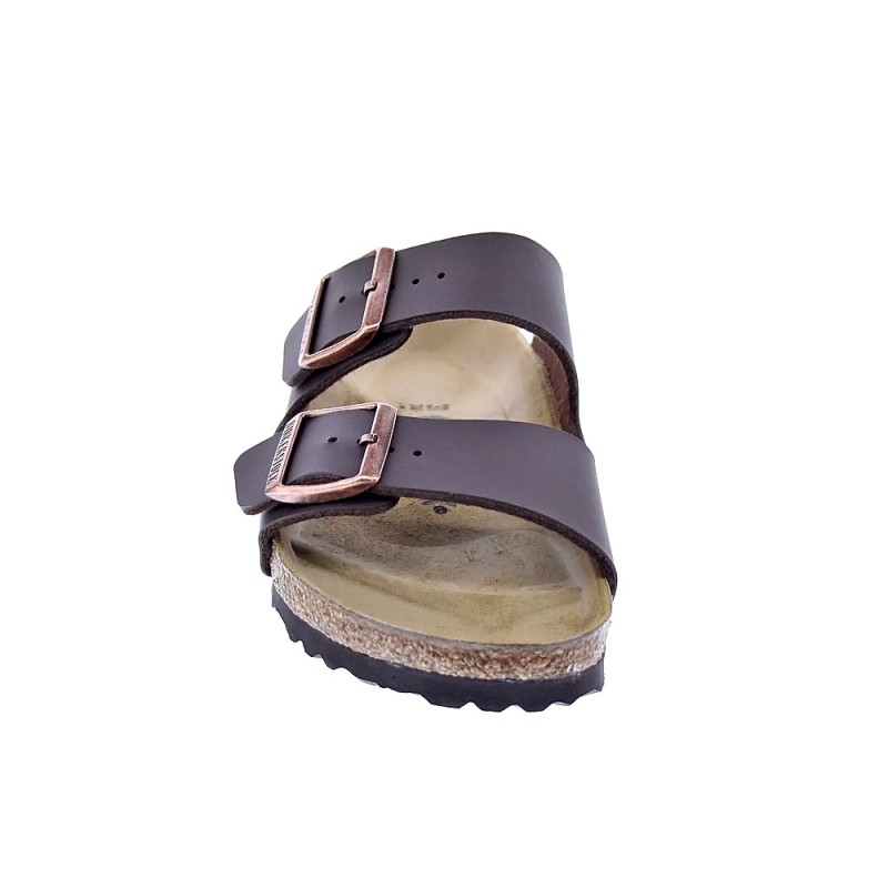 Chanclas Birkenstock zapatos Mujer modelo Arizona Marrón 