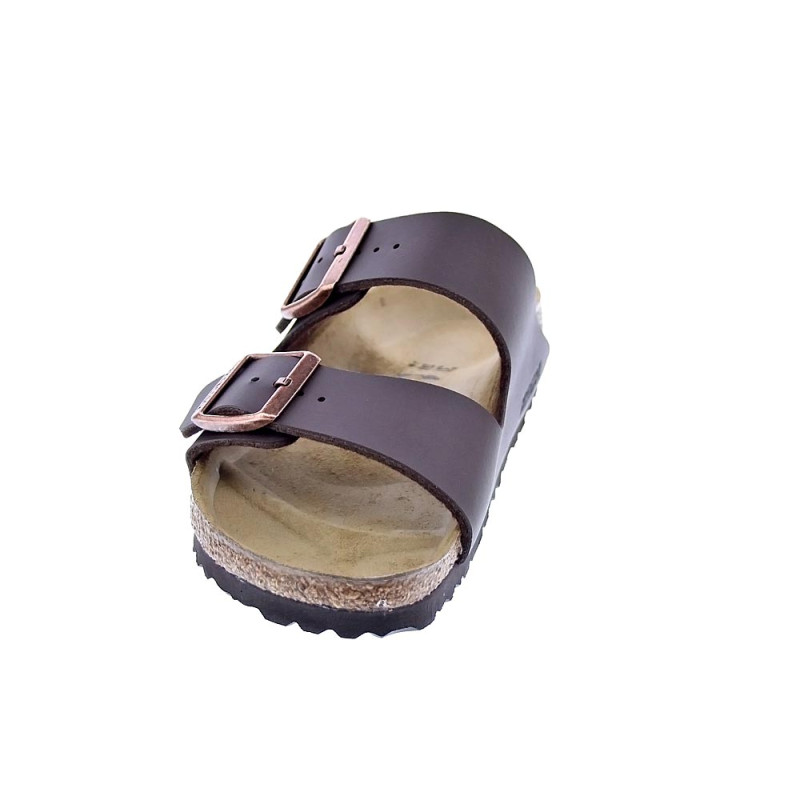 Chanclas Birkenstock zapatos Mujer modelo Arizona Marrón 