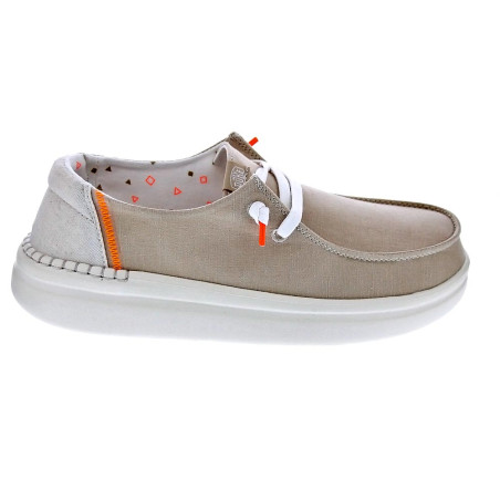Mocasines Hey Dude zapatos Mujer modelo Wendy Rise Beige 
