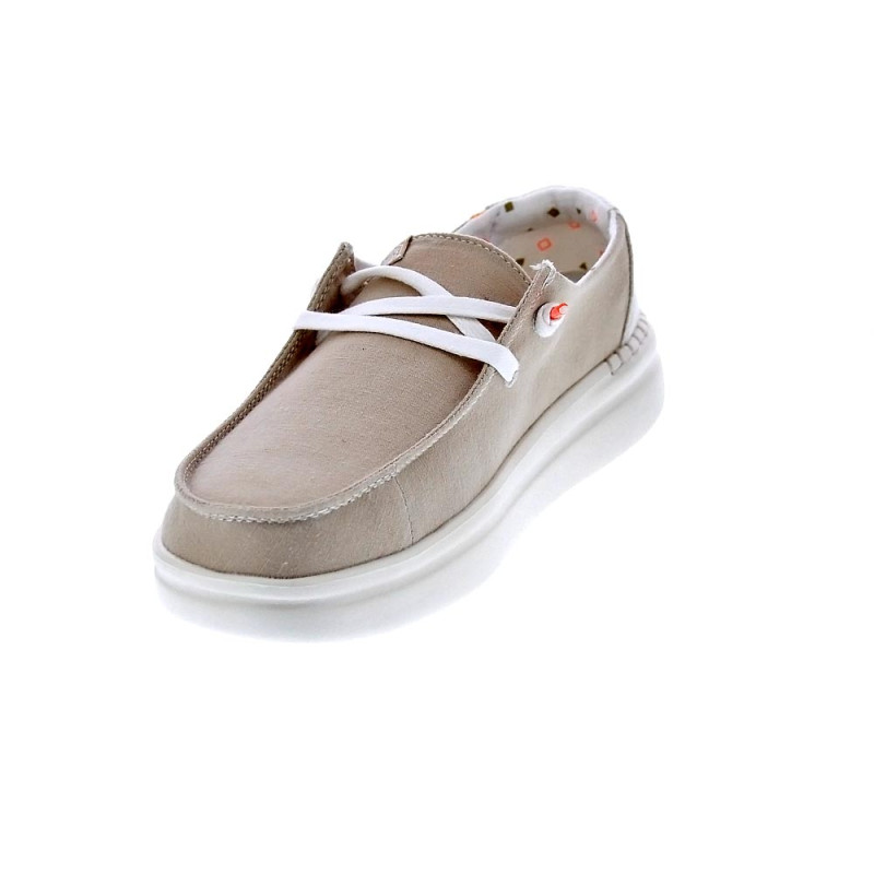 Mocasines Hey Dude zapatos Mujer modelo Wendy Rise Beige 