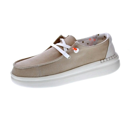 Mocasines Hey Dude zapatos Mujer modelo Wendy Rise Beige 