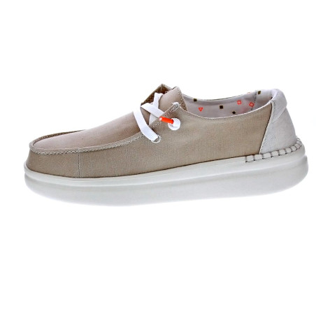 Mocasines Hey Dude zapatos Mujer modelo Wendy Rise Beige 