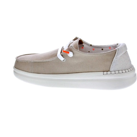 Mocasines Hey Dude zapatos Mujer modelo Wendy Rise Beige 