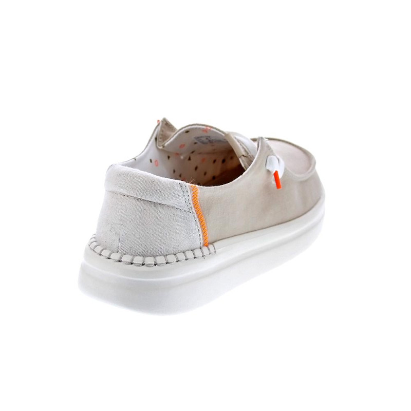 Mocasines Hey Dude zapatos Mujer modelo Wendy Rise Beige 