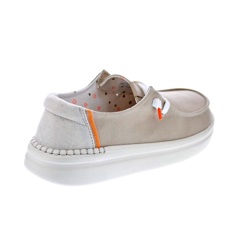 Mocasines Hey Dude zapatos Mujer modelo Wendy Rise Beige 
