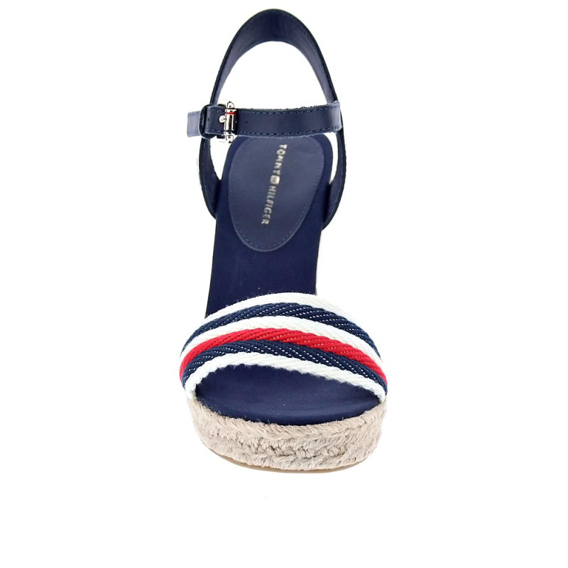 Sandalias Tommy Hilfiger zapatos Mujer modelo Corporate Wedge Azul 