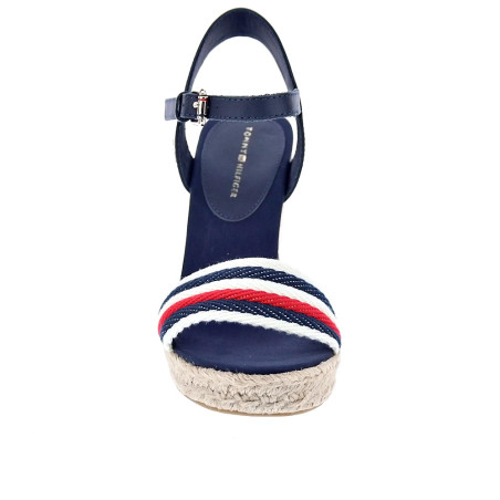 Sandalias Tommy Hilfiger zapatos Mujer modelo Corporate Wedge Azul 