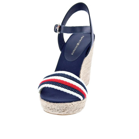 Sandalias Tommy Hilfiger zapatos Mujer modelo Corporate Wedge Azul 
