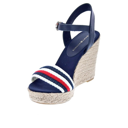 Sandalias Tommy Hilfiger zapatos Mujer modelo Corporate Wedge Azul 