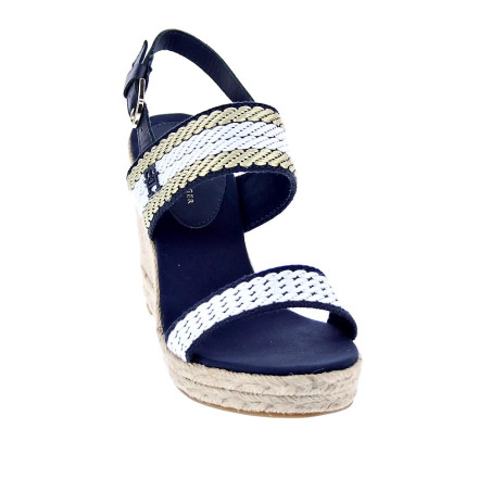 Sandalias Tommy Hilfiger zapatos Mujer modelo Golden Weebing Beige 