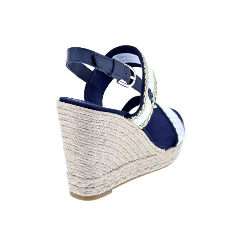 Sandalias Tommy Hilfiger zapatos Mujer modelo Golden Weebing Beige 