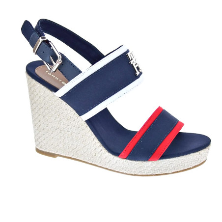 Sandalias Tommy Hilfiger zapatos Mujer modelo Feminine Wedge Azul 