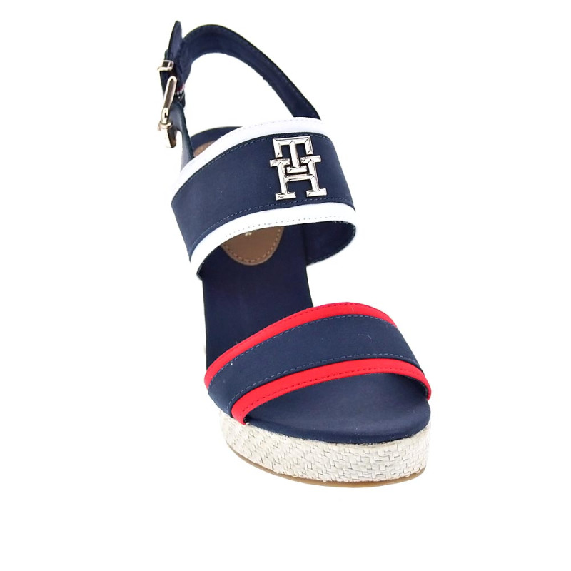 Sandalias Tommy Hilfiger zapatos Mujer modelo Feminine Wedge Azul 