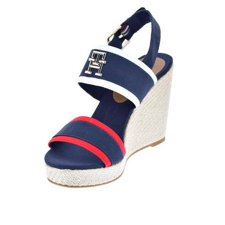 Sandalias Tommy Hilfiger zapatos Mujer modelo Feminine Wedge Azul 