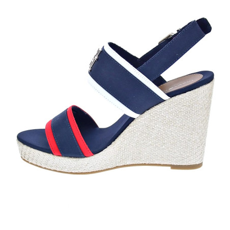 Sandalias Tommy Hilfiger zapatos Mujer modelo Feminine Wedge Azul 