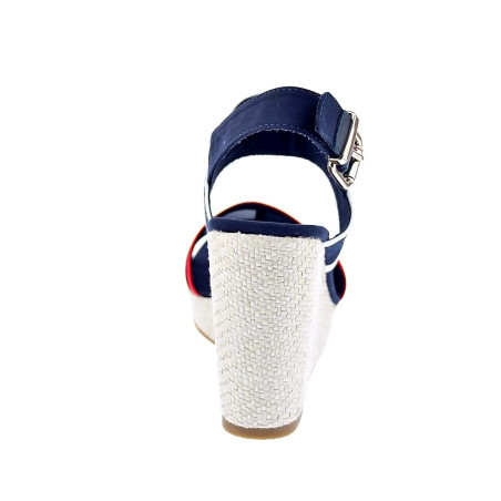 Sandalias Tommy Hilfiger zapatos Mujer modelo Feminine Wedge Azul 