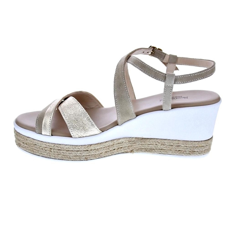 Sandalias Nero Giardini zapatos Mujer modelo E307710D Beige 