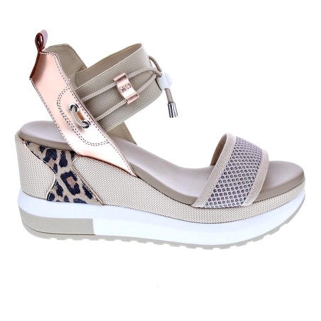 Sandalias Nero Giardini zapatos Mujer modelo E307750D Beige 