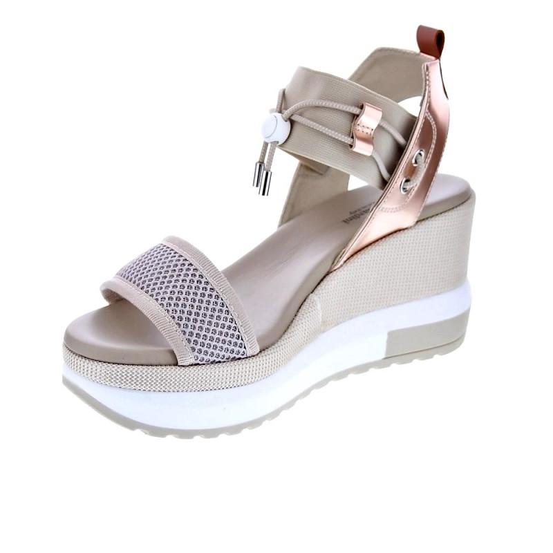 Sandalias Nero Giardini zapatos Mujer modelo E307750D Beige 