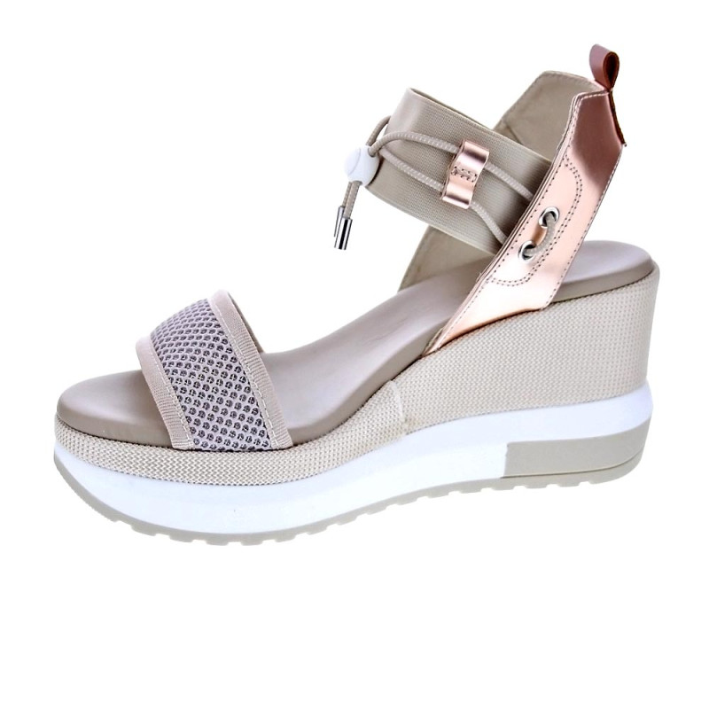 Sandalias Nero Giardini zapatos Mujer modelo E307750D Beige 