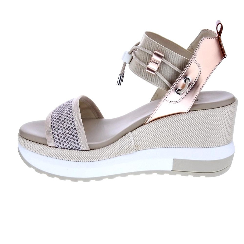 Sandalias Nero Giardini zapatos Mujer modelo E307750D Beige 