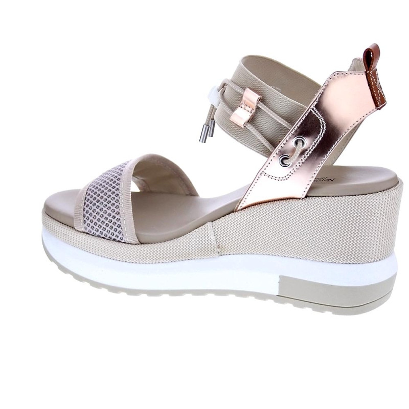 Sandalias Nero Giardini zapatos Mujer modelo E307750D Beige 