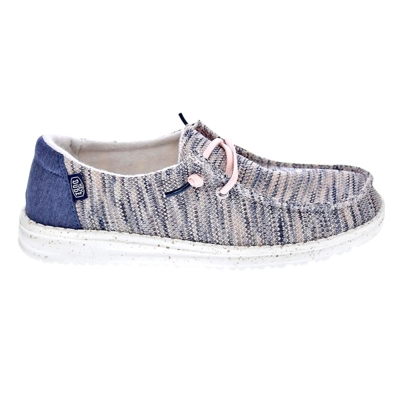 Mocasines Hey Dude zapatos Mujer modelo Wendy Sox Azul 
