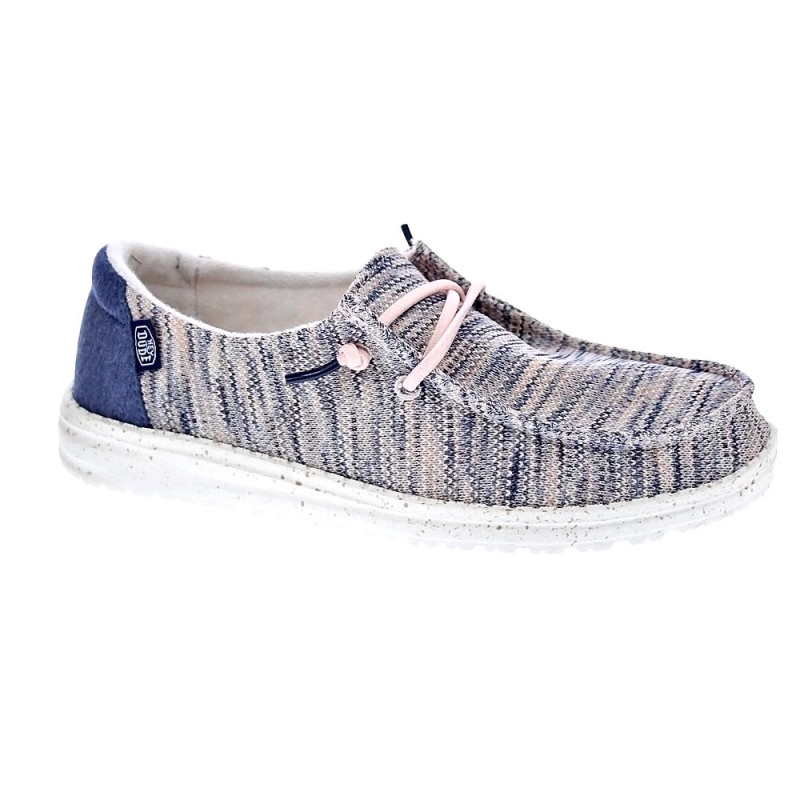 Mocasines Hey Dude zapatos Mujer modelo Wendy Sox Azul 