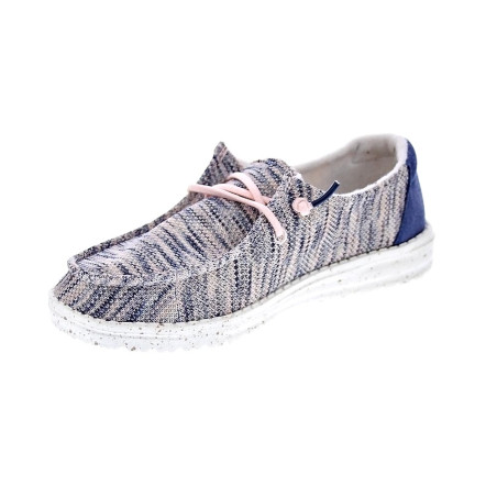 Mocasines Hey Dude zapatos Mujer modelo Wendy Sox Azul 