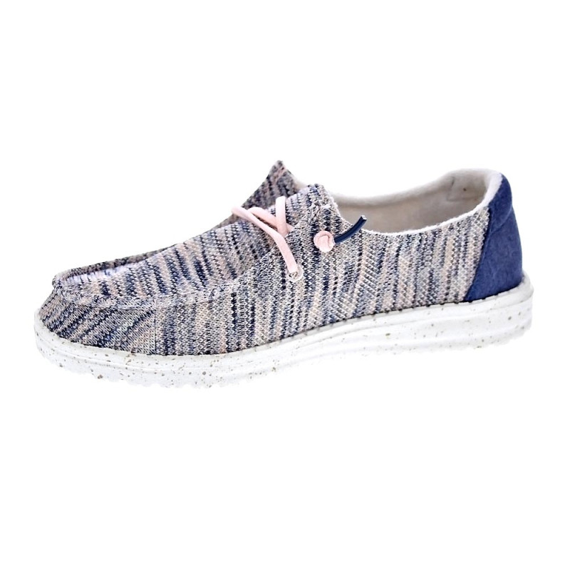 Mocasines Hey Dude zapatos Mujer modelo Wendy Sox Azul 