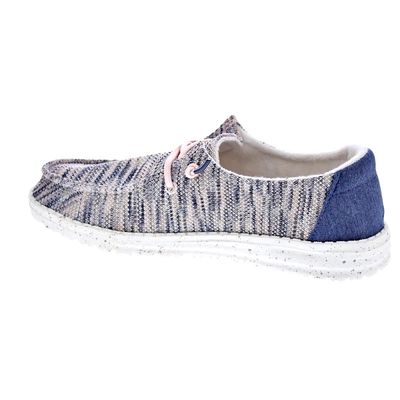 Mocasines Hey Dude zapatos Mujer modelo Wendy Sox Azul 