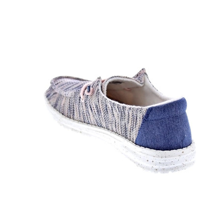 Mocasines Hey Dude zapatos Mujer modelo Wendy Sox Azul 