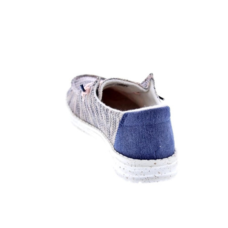 Mocasines Hey Dude zapatos Mujer modelo Wendy Sox Azul 