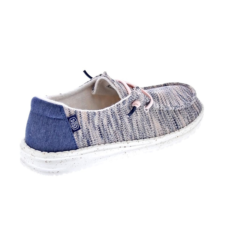 Mocasines Hey Dude zapatos Mujer modelo Wendy Sox Azul 