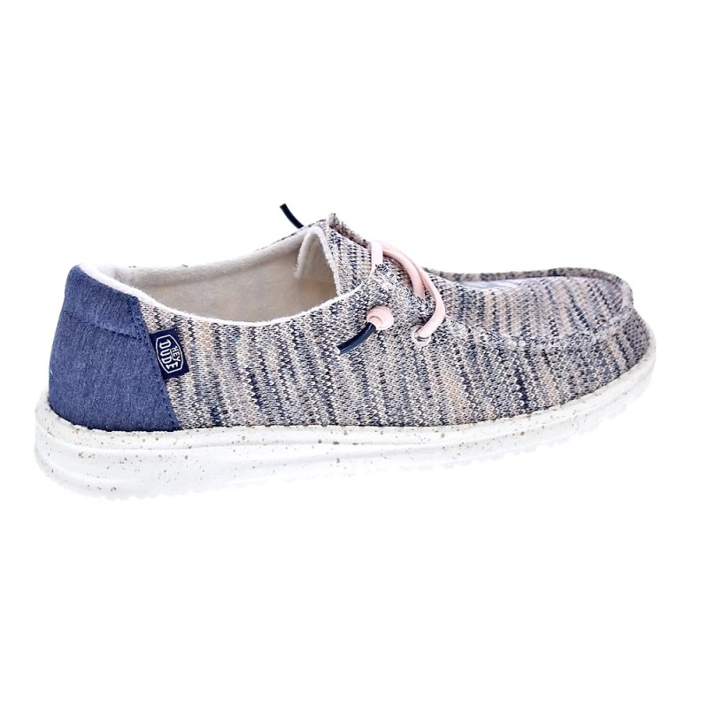 Mocasines Hey Dude zapatos Mujer modelo Wendy Sox Azul 