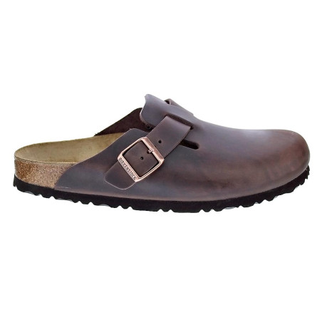 Zuecos Birkenstock zapatos Hombre modelo Boston Marrón 