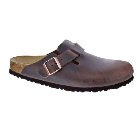 Zuecos Birkenstock zapatos Hombre modelo Boston Marrón 