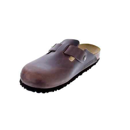 Zuecos Birkenstock zapatos Hombre modelo Boston Marrón 