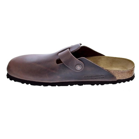Zuecos Birkenstock zapatos Hombre modelo Boston Marrón 