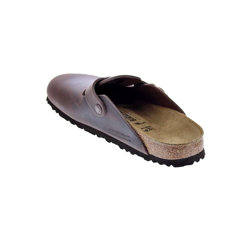Zuecos Birkenstock zapatos Hombre modelo Boston Marrón 