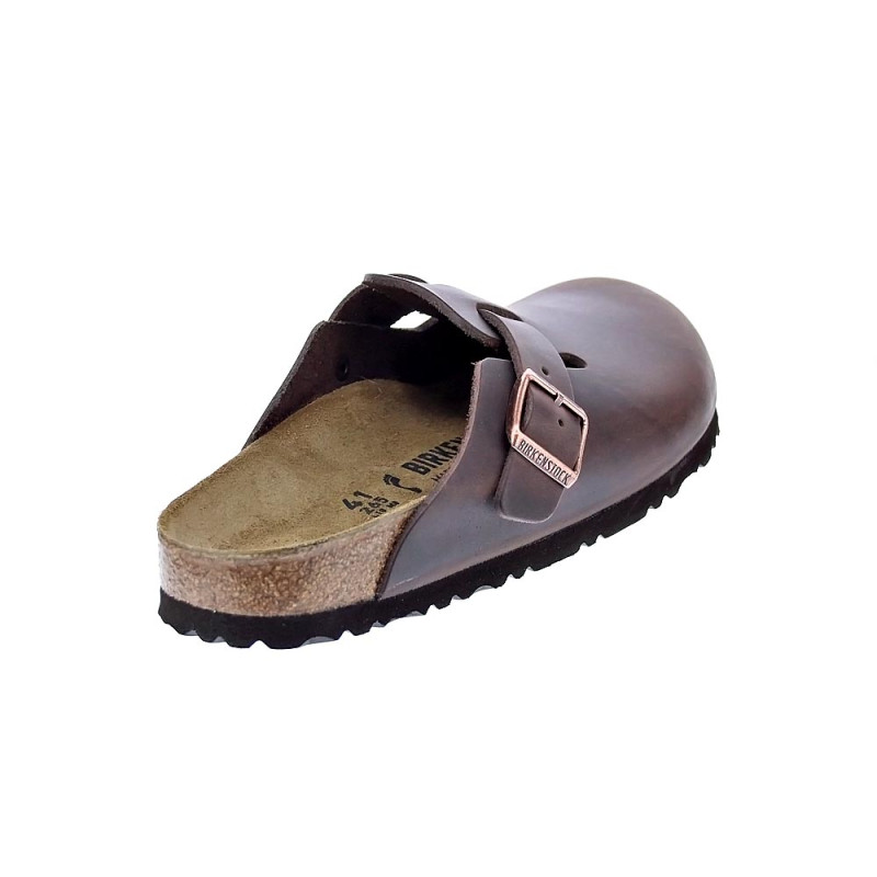 Zuecos Birkenstock zapatos Hombre modelo Boston Marrón 