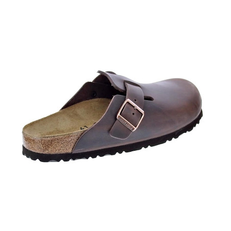 Zuecos Birkenstock zapatos Hombre modelo Boston Marrón 