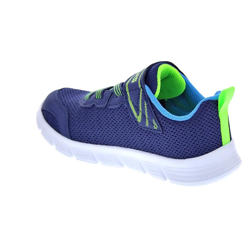 Zapatillas Skechers zapatos Niño modelo Comfy Flex Azul 