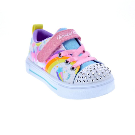 Zapatillas Skechers zapatos Niña modelo Twinkle Blanco 