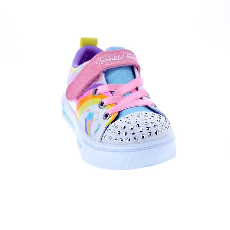 Zapatillas Skechers zapatos Niña modelo Twinkle Blanco 