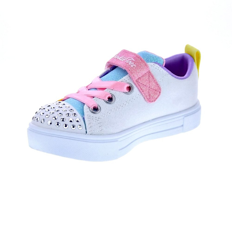 Zapatillas Skechers zapatos Niña modelo Twinkle Blanco 