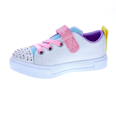Zapatillas Skechers zapatos Niña modelo Twinkle Blanco 