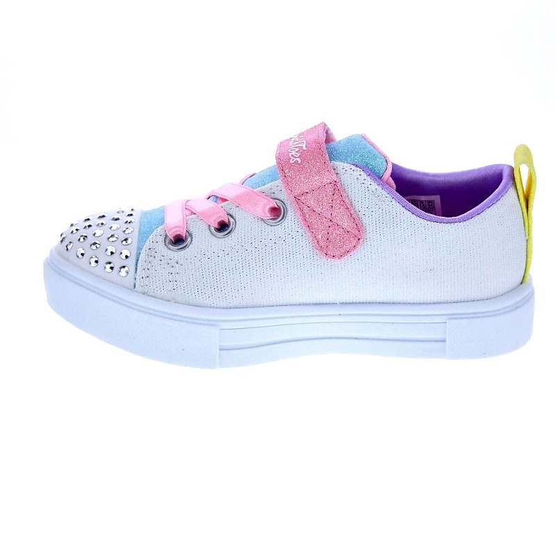 Zapatillas Skechers zapatos Niña modelo Twinkle Blanco 